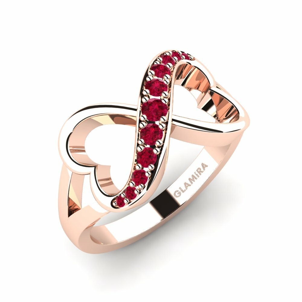 14ct Rose Gold Ring Endlessheart