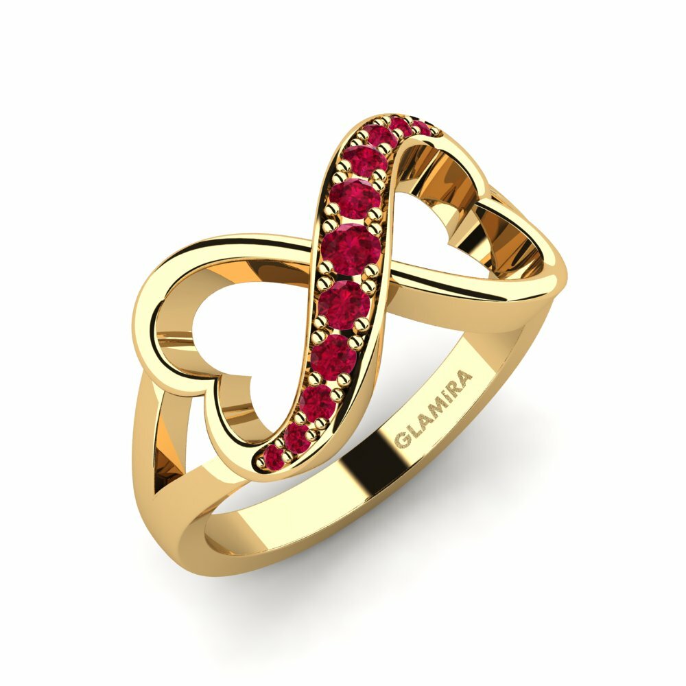 14ct Yellow Gold Ring Endlessheart
