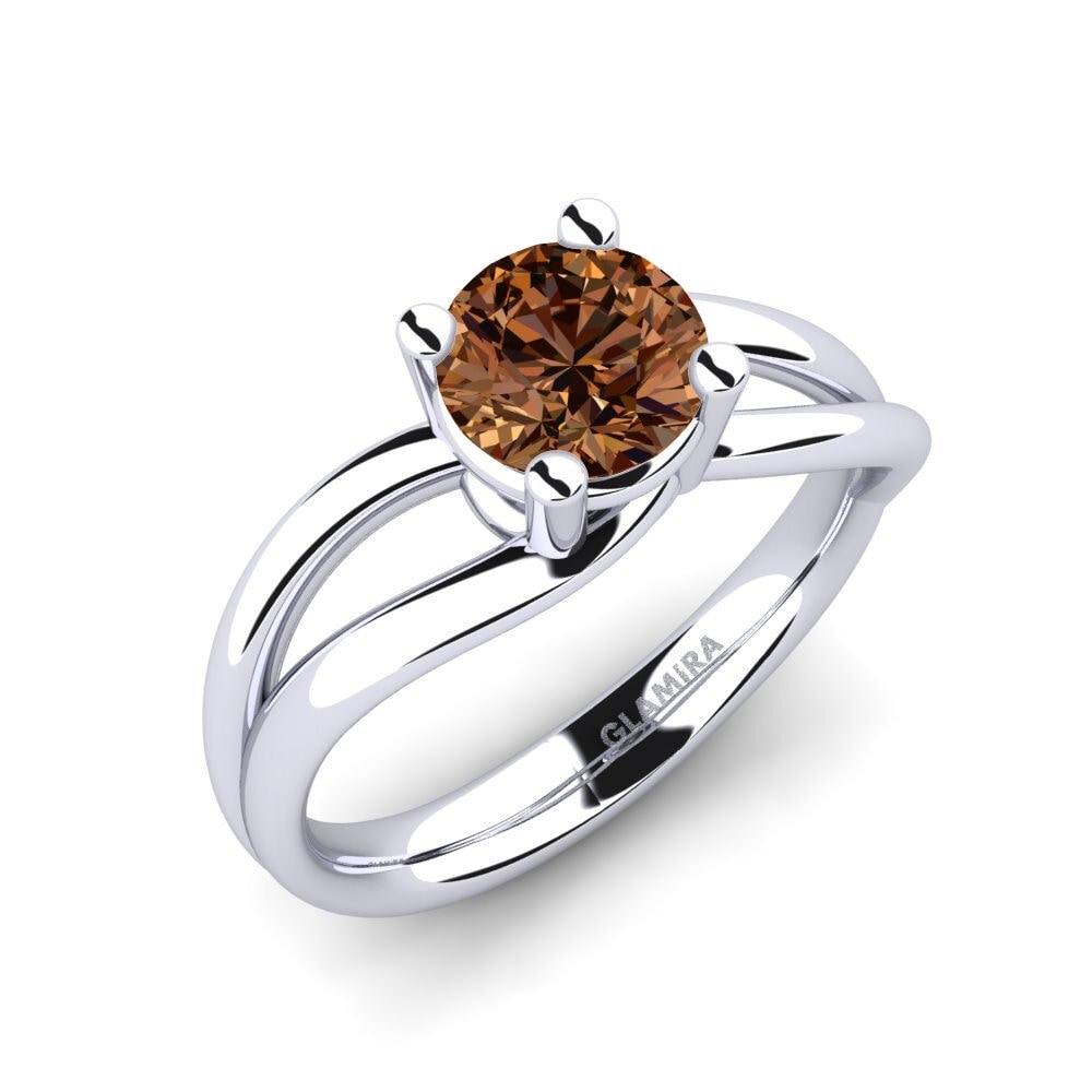 Brown Diamond Engagement Ring Federica 1.00 crt