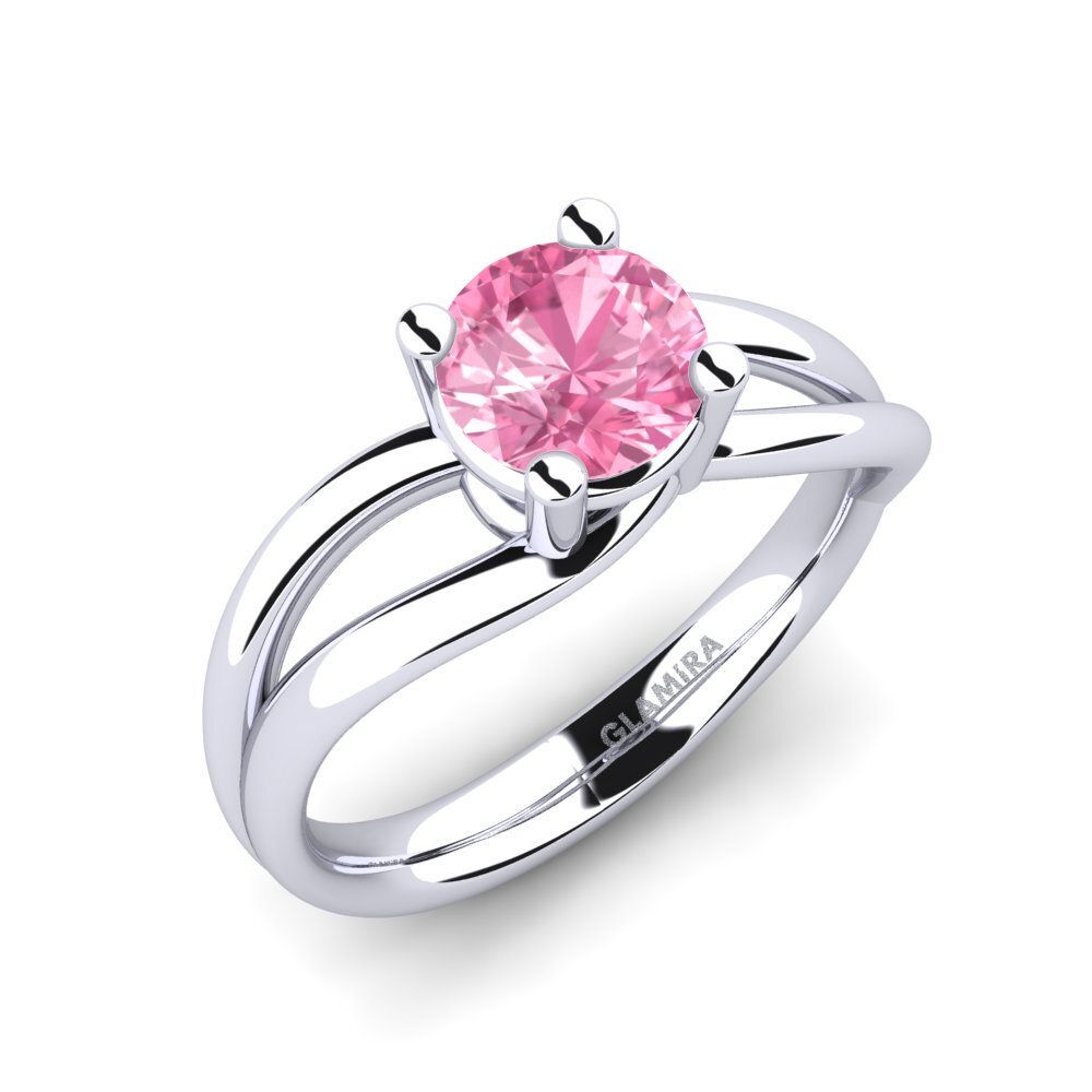 Pink Sapphire Engagement Ring Federica 1.00 crt