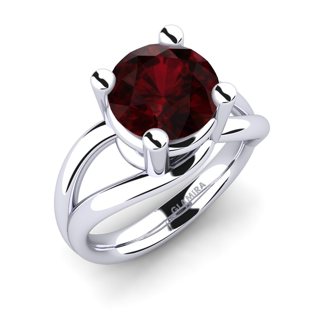 Garnet Engagement Ring Federica 3.00 crt