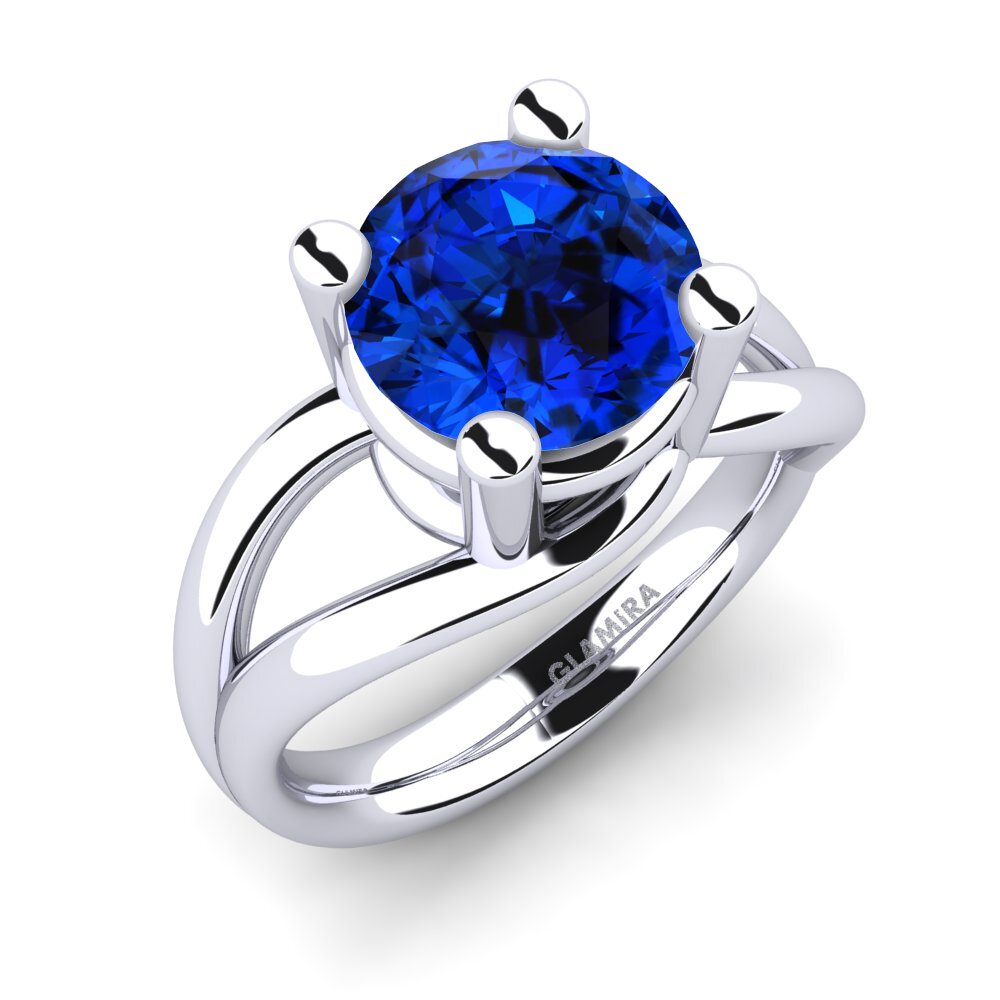 Safiro (Creado en Laboratorio) Anillo de compromiso Federica 3.00 crt
