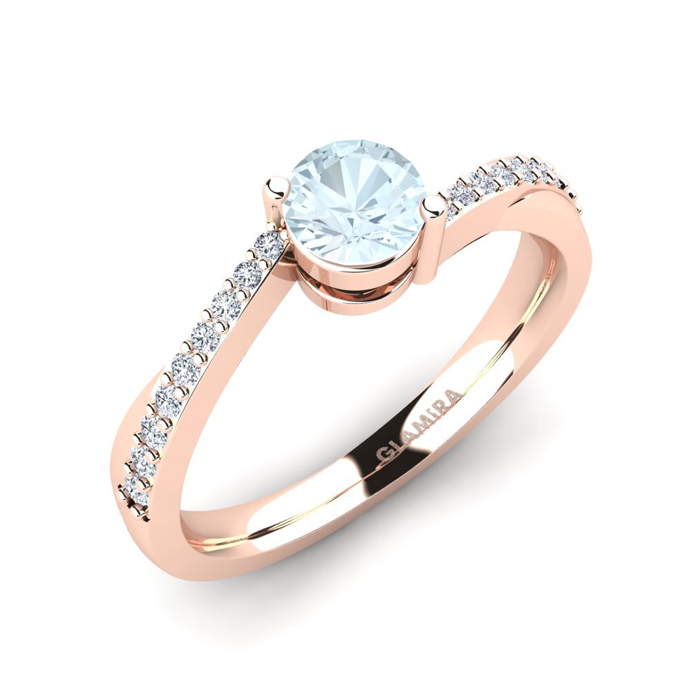 Aquamarine Engagement Ring Gemma 0.5 crt