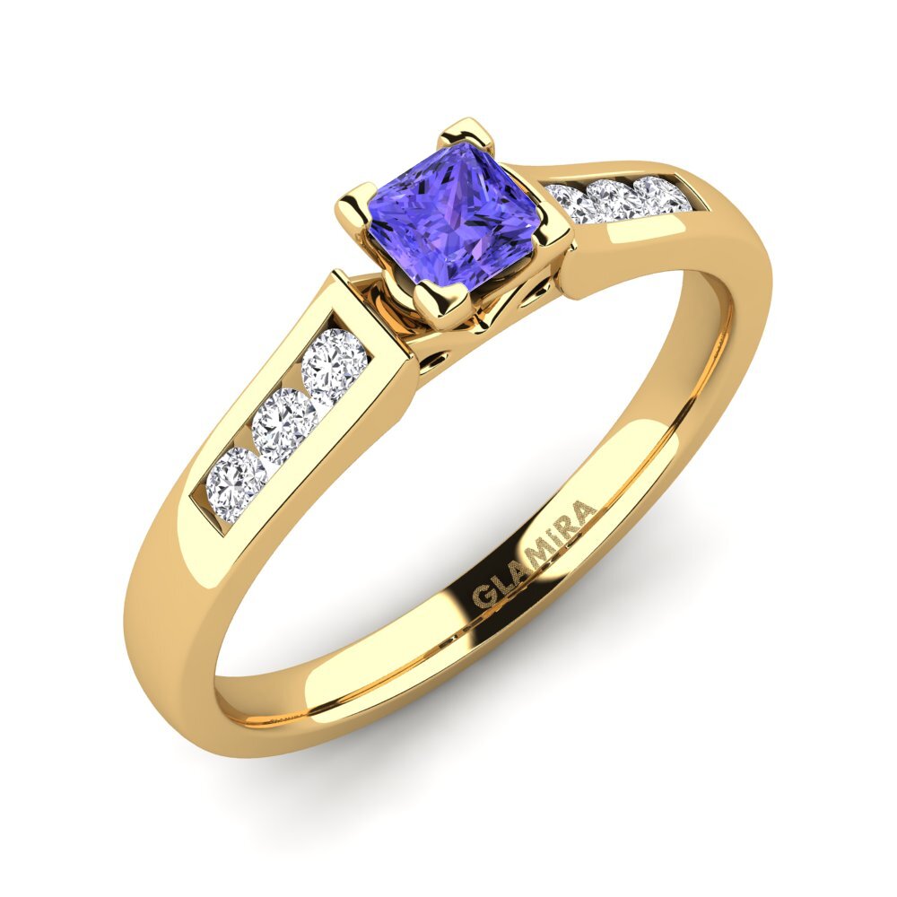 Tanzanite Engagement Ring Emilia 0.4 crt