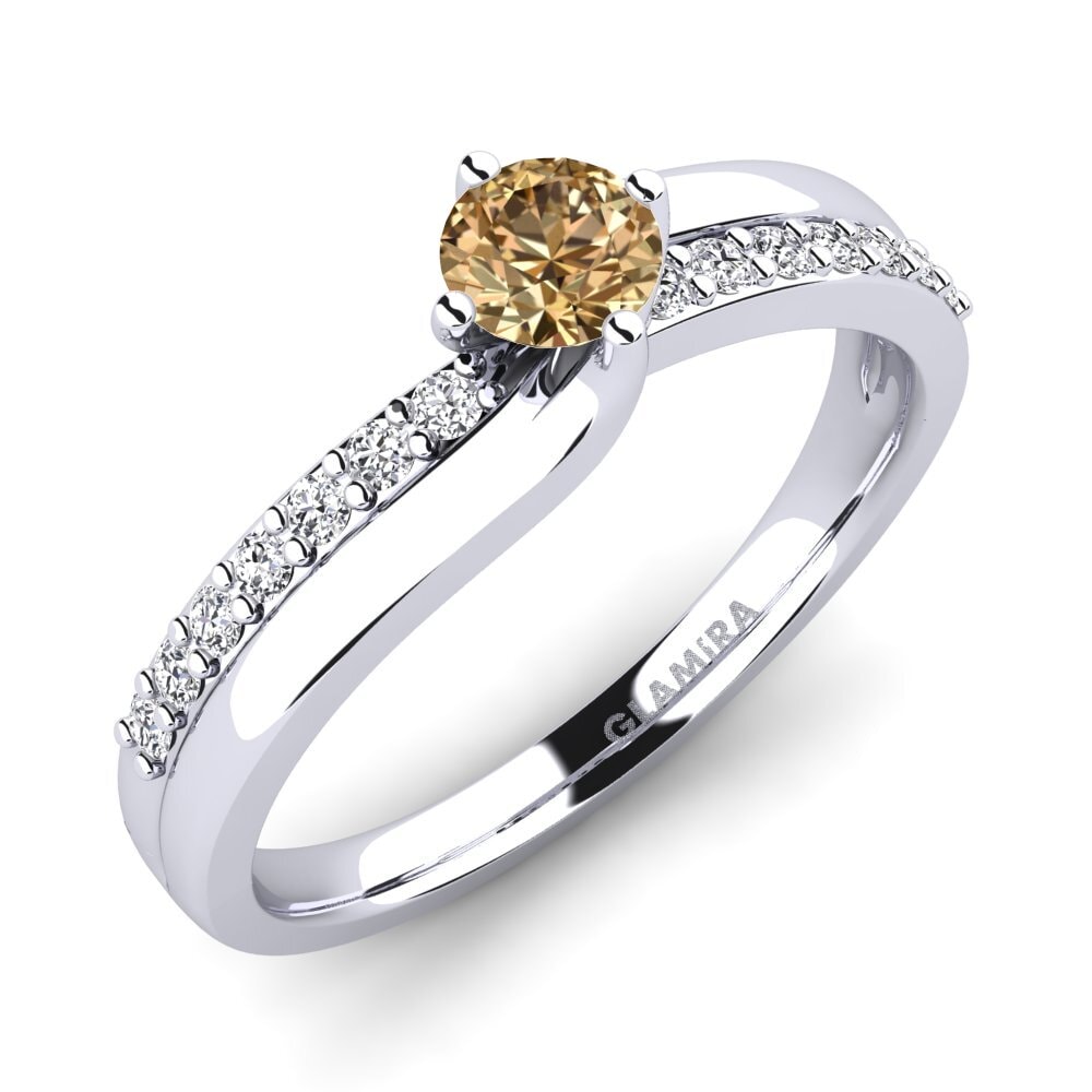Brown Diamond Diamonds Ring Lia