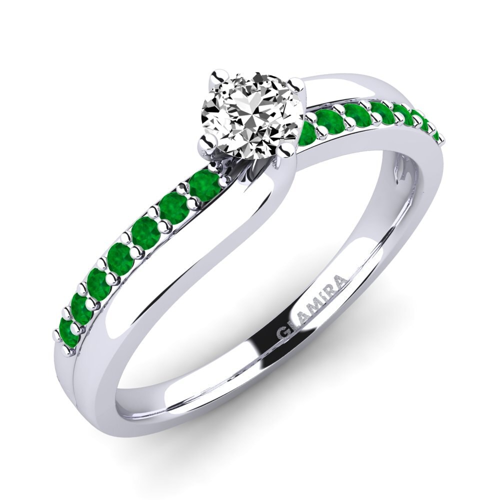 Moissanite Diamonds Ring Lia