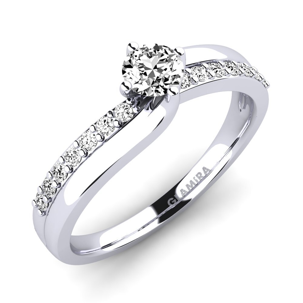 Moissanite Diamonds Ring Lia