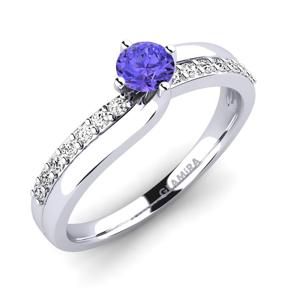 Tanzanite Diamonds Ring Lia