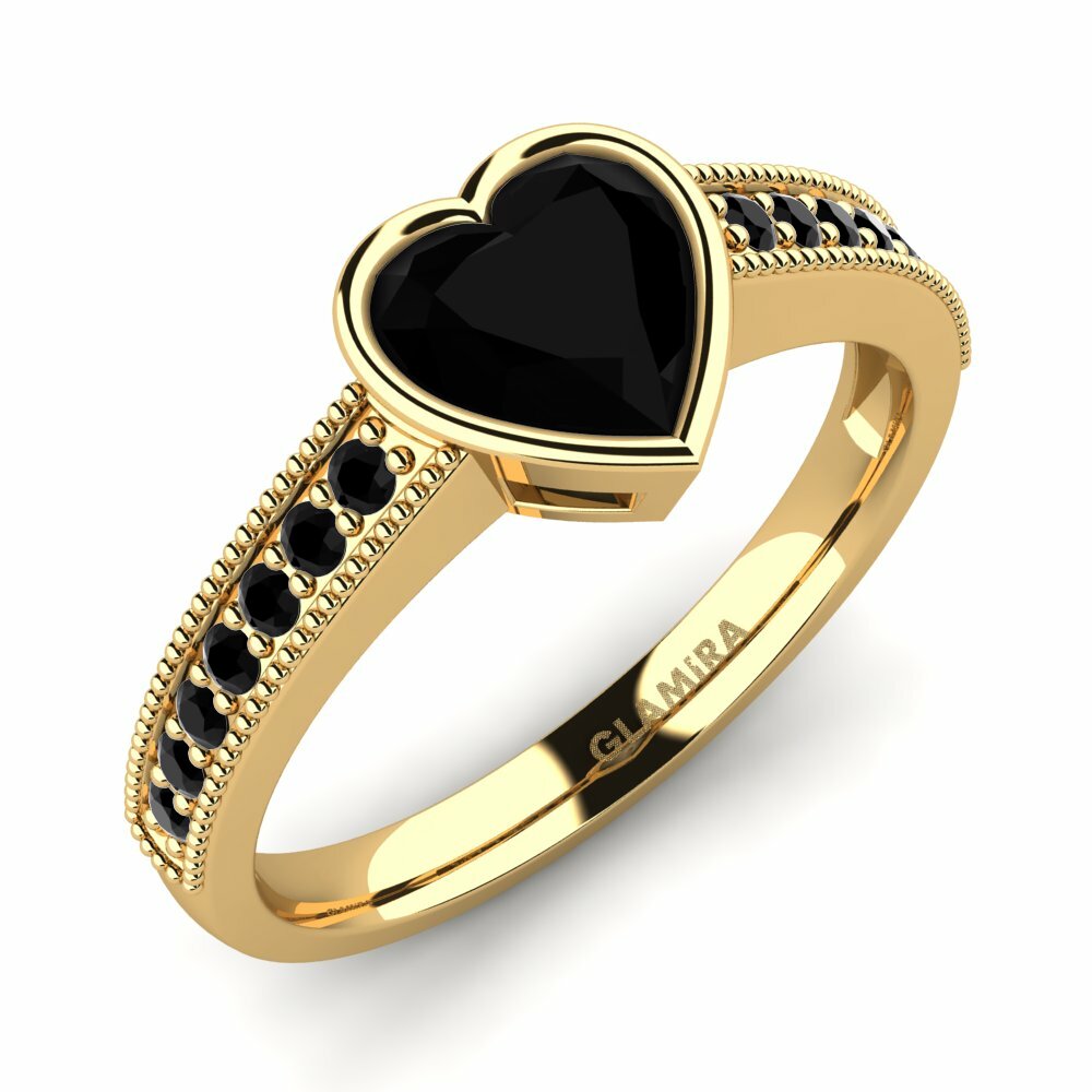 Zwarte Onyx Verlovingsring Chole