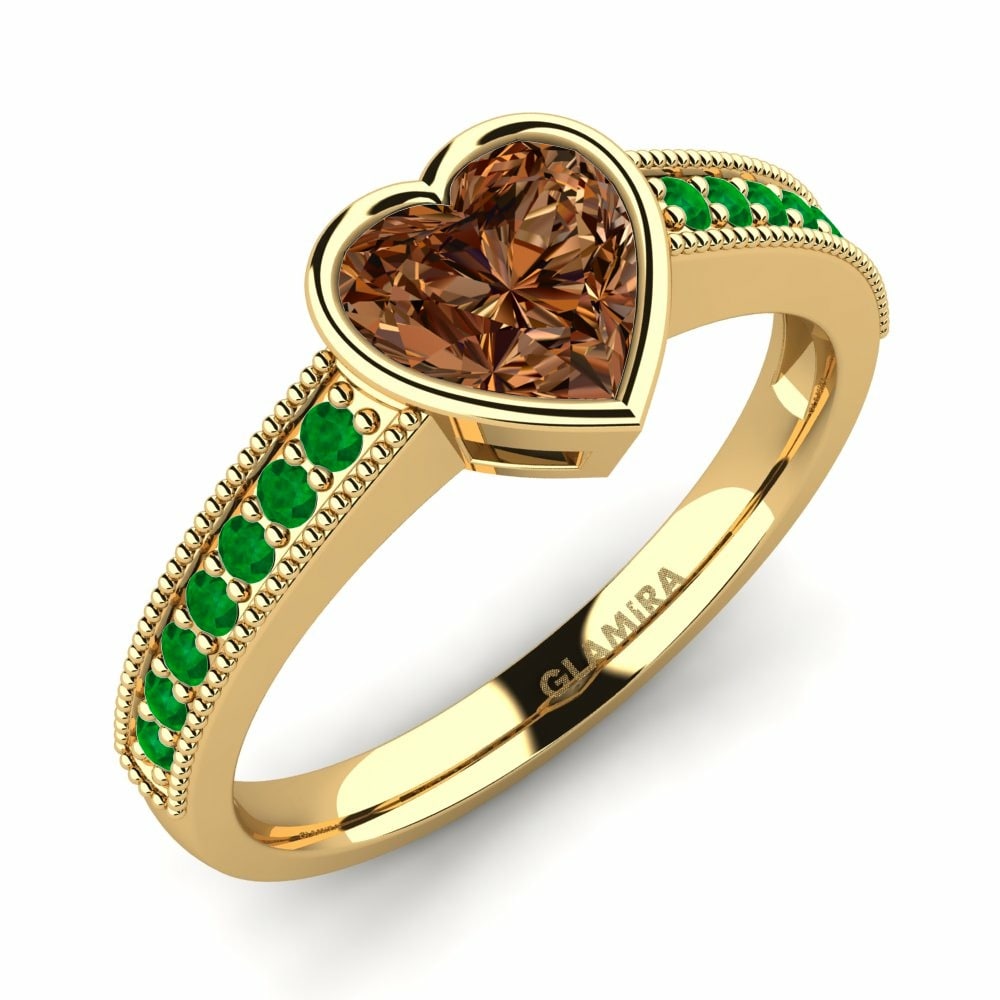 Brown Diamond Engagement Ring Chole