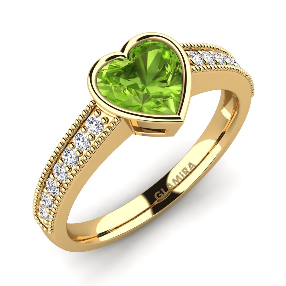 Peridot Engagement Ring Chole