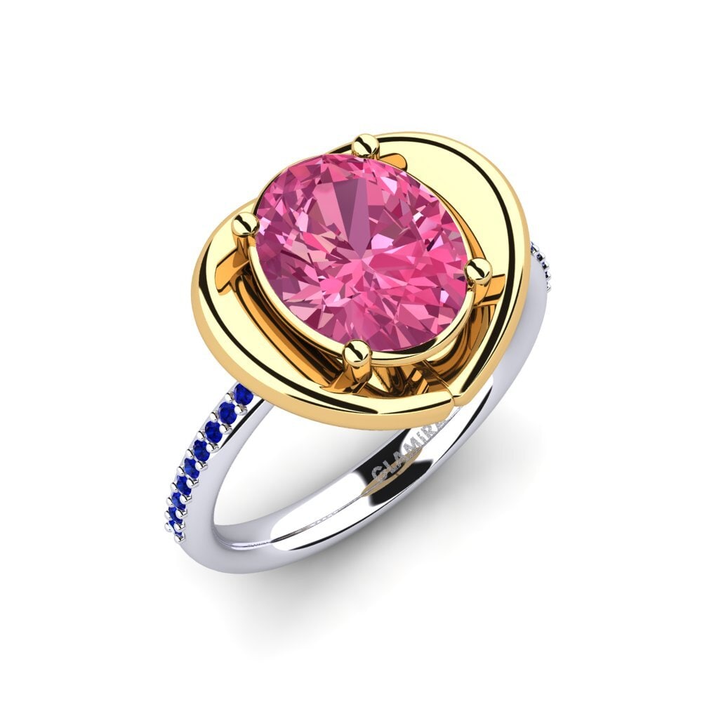 14ct White & Yellow Gold Engagement Ring Johila