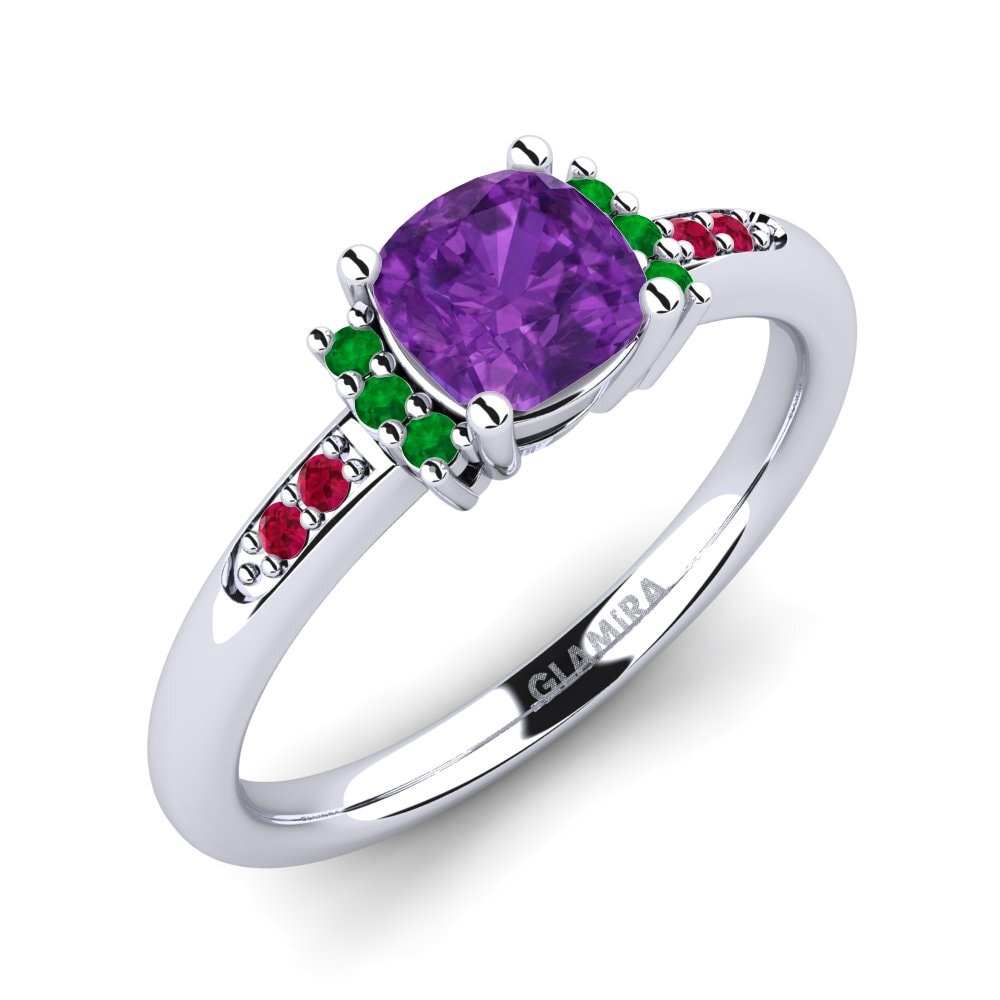 Amethyst Engagement Ring Lenny