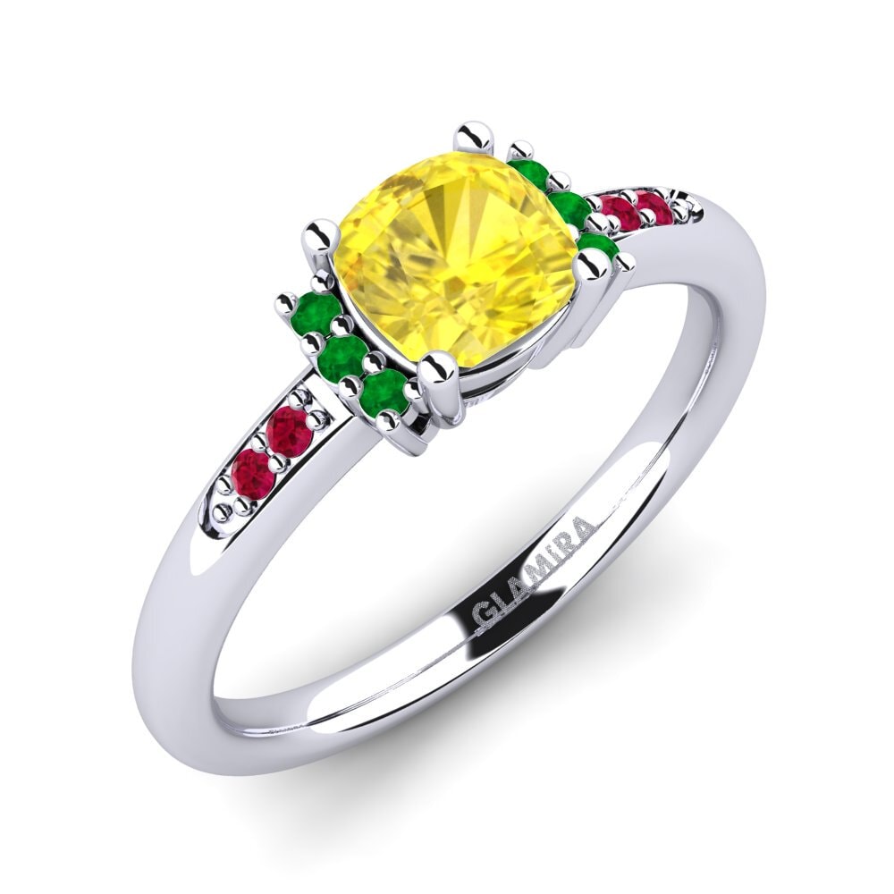 Yellow Sapphire Engagement Ring Lenny