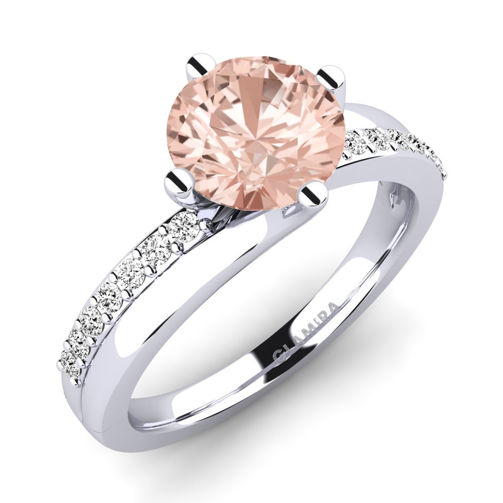 Morganite Engagement Ring Lia 2.0crt
