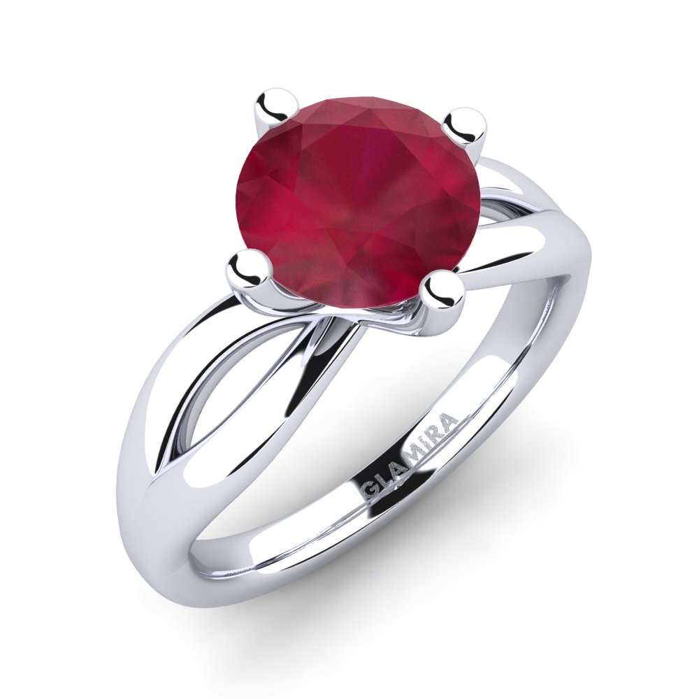 Weißgold 585 Verlobungsring Layla 2.0crt