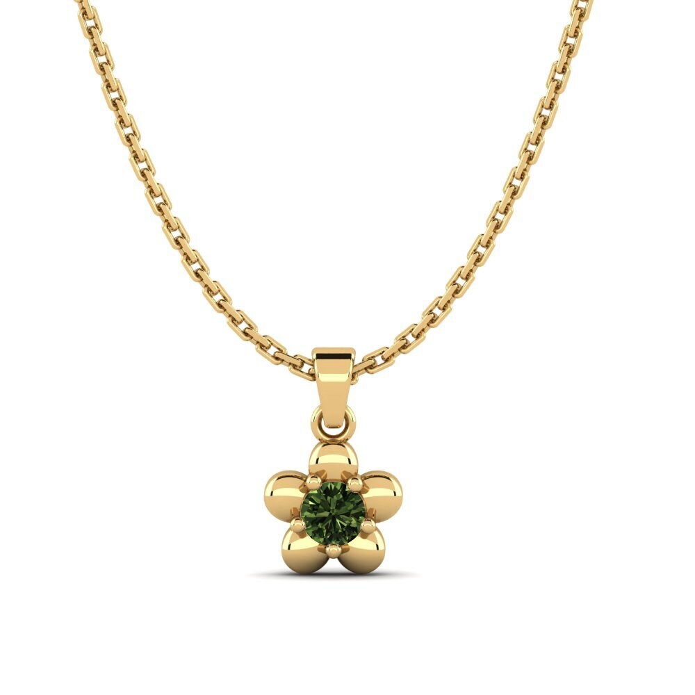 Green Sapphire Women's Pendant Lazame