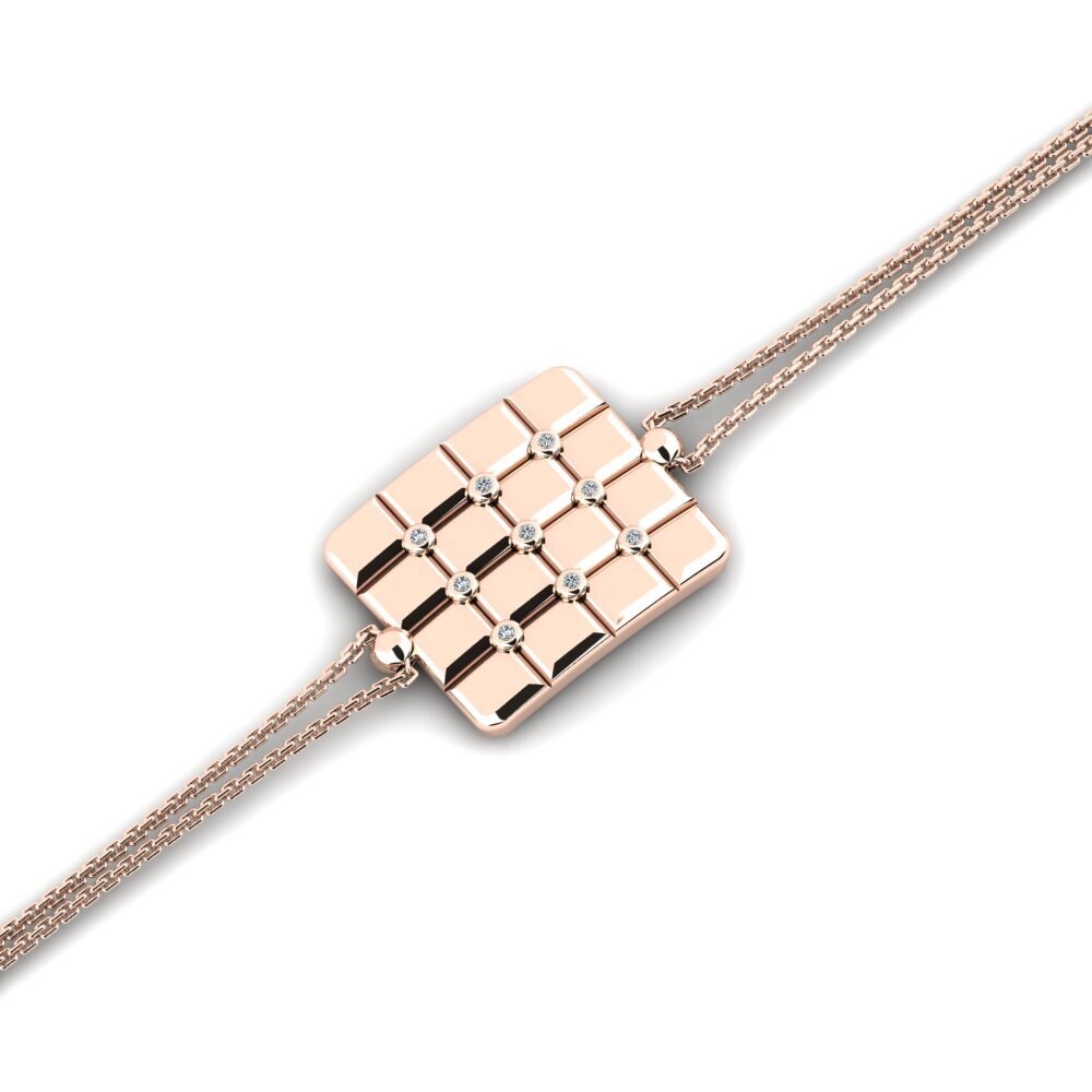9ct Rose Gold Women's Bracelet Lazapa