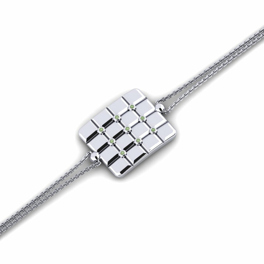 Diamant Vert Bracelet pour femme Lazapa