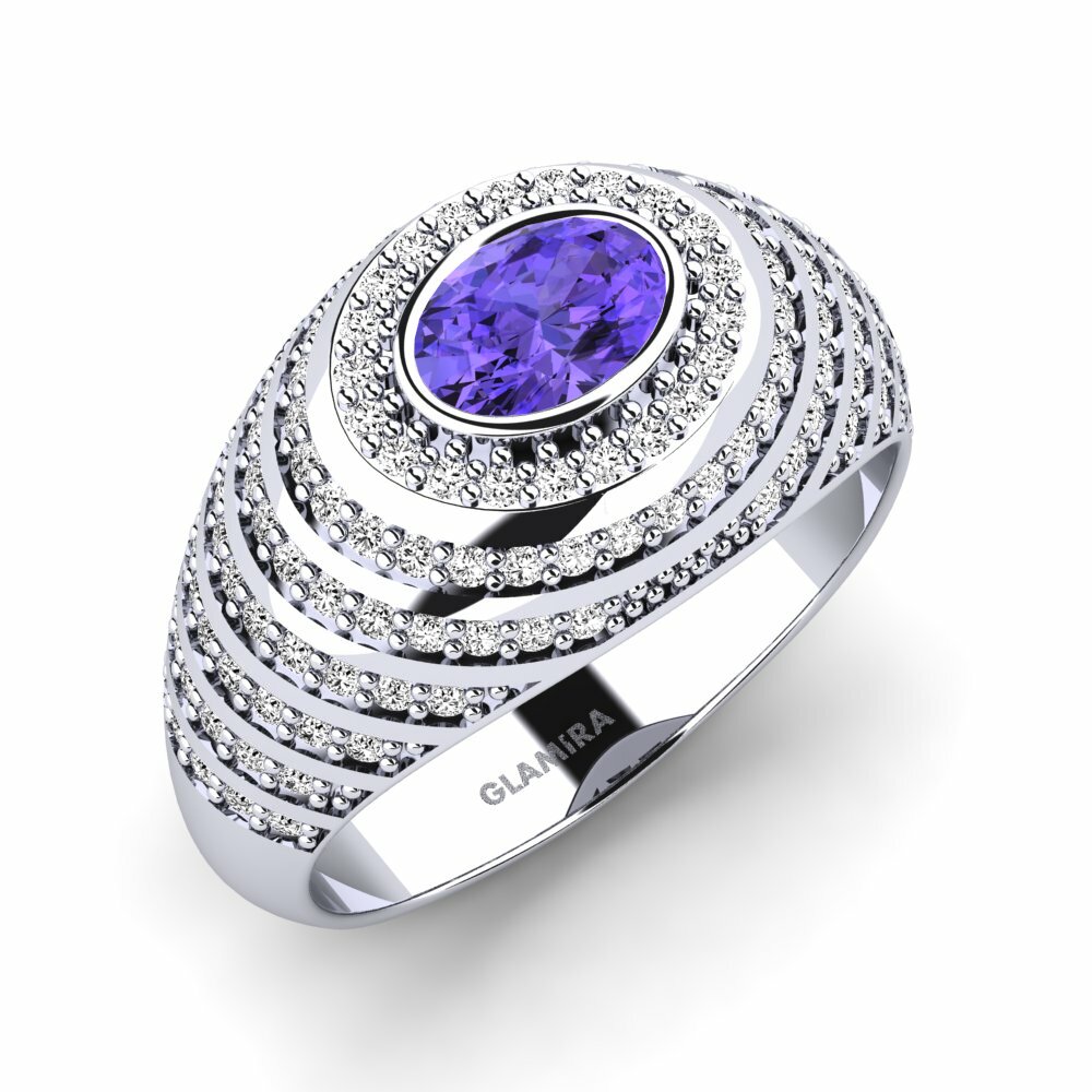 Bagues Tanzanite Signet