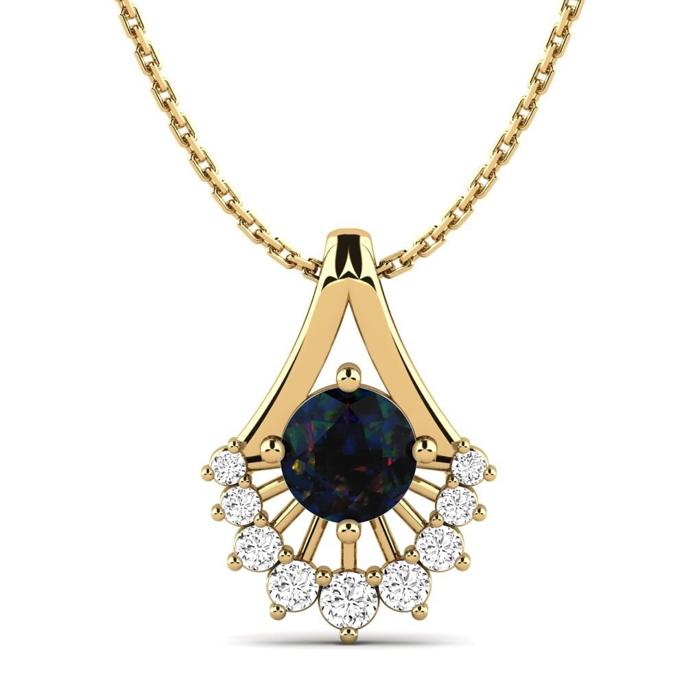 Black Opal Women's Pendant Lea