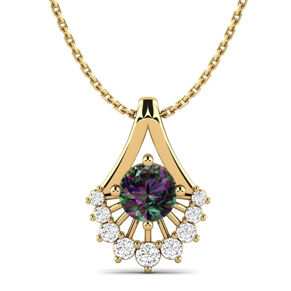 Mystic Topaz Women's Pendant Lea