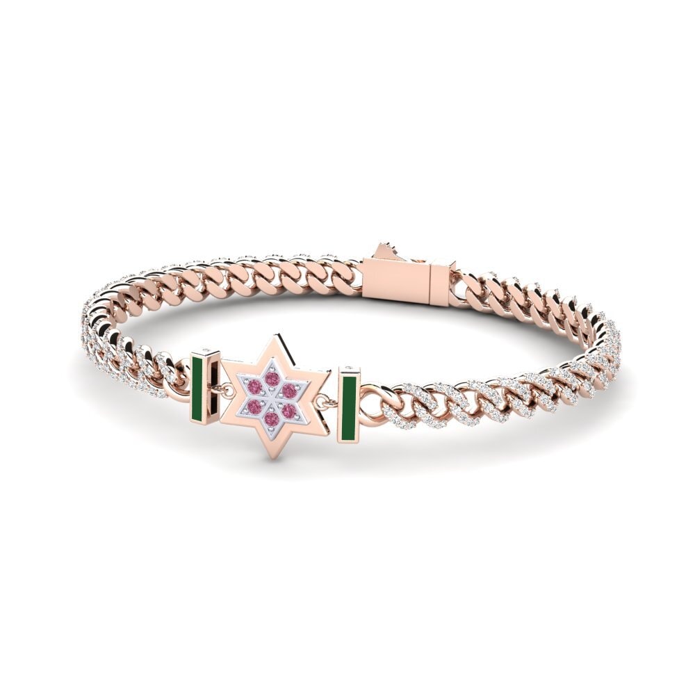 Rhodolite Garnet Women's Bracelet Kealess