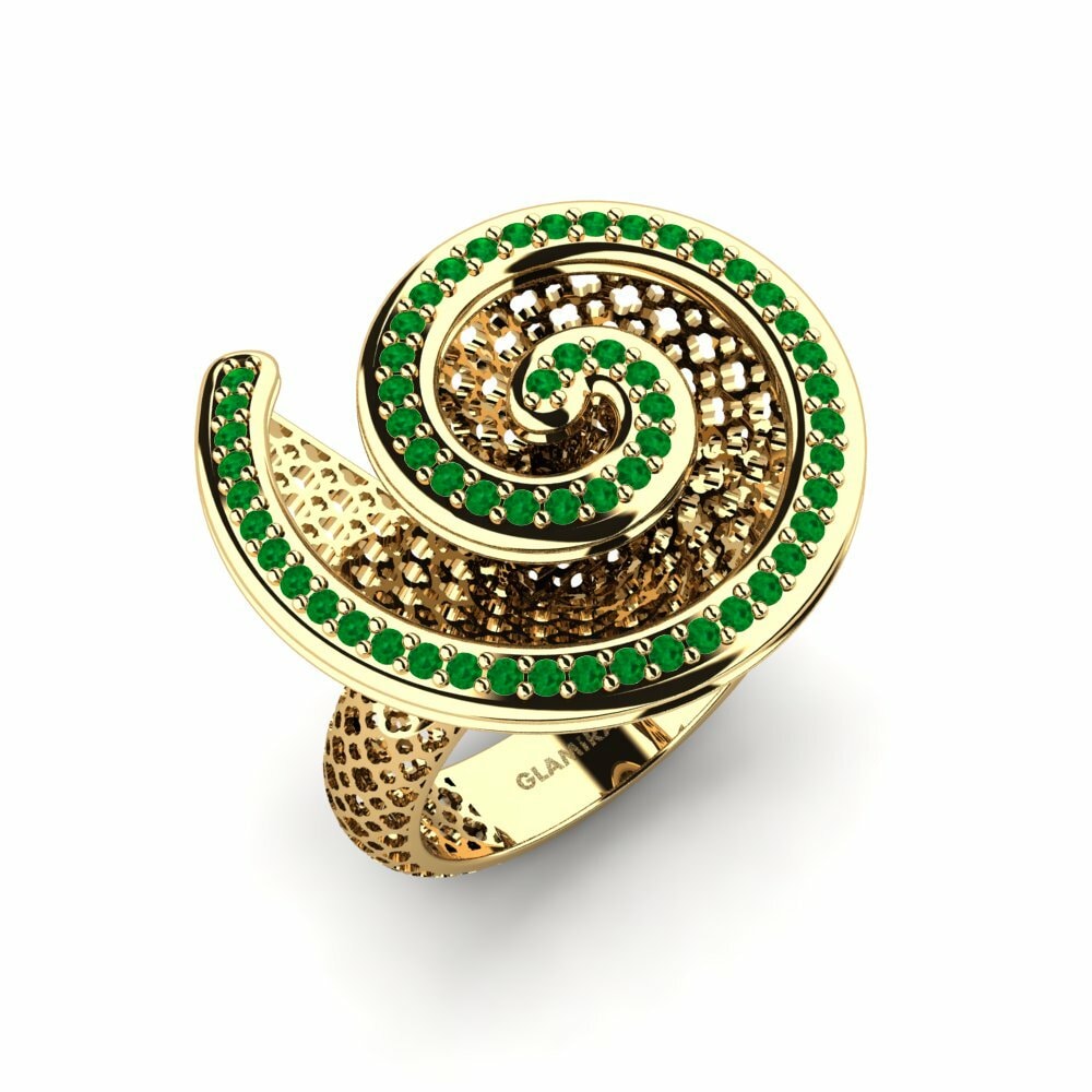 Or Jaune 14k Bague Leandra