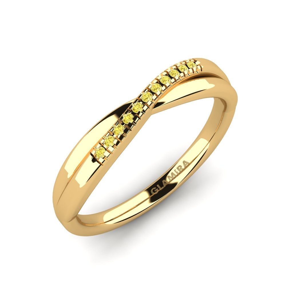 14k Yellow Gold Yellow Sapphire Ring Leanne