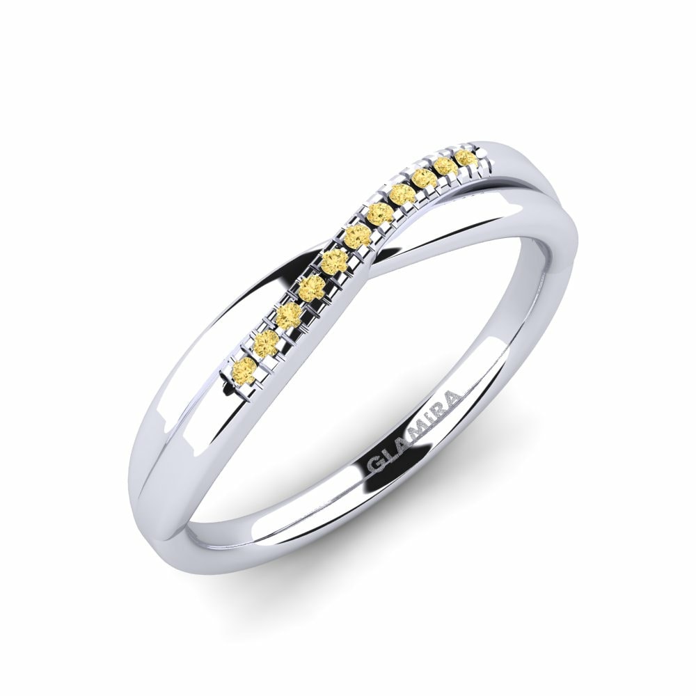 Anillo Leanne Diamante Amarillo