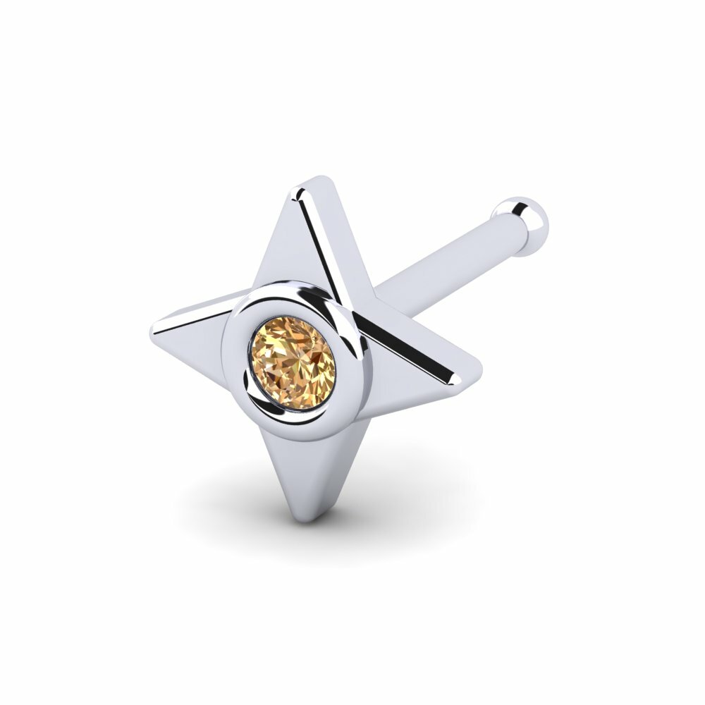 Bruine Diamant Neus Pin Leash