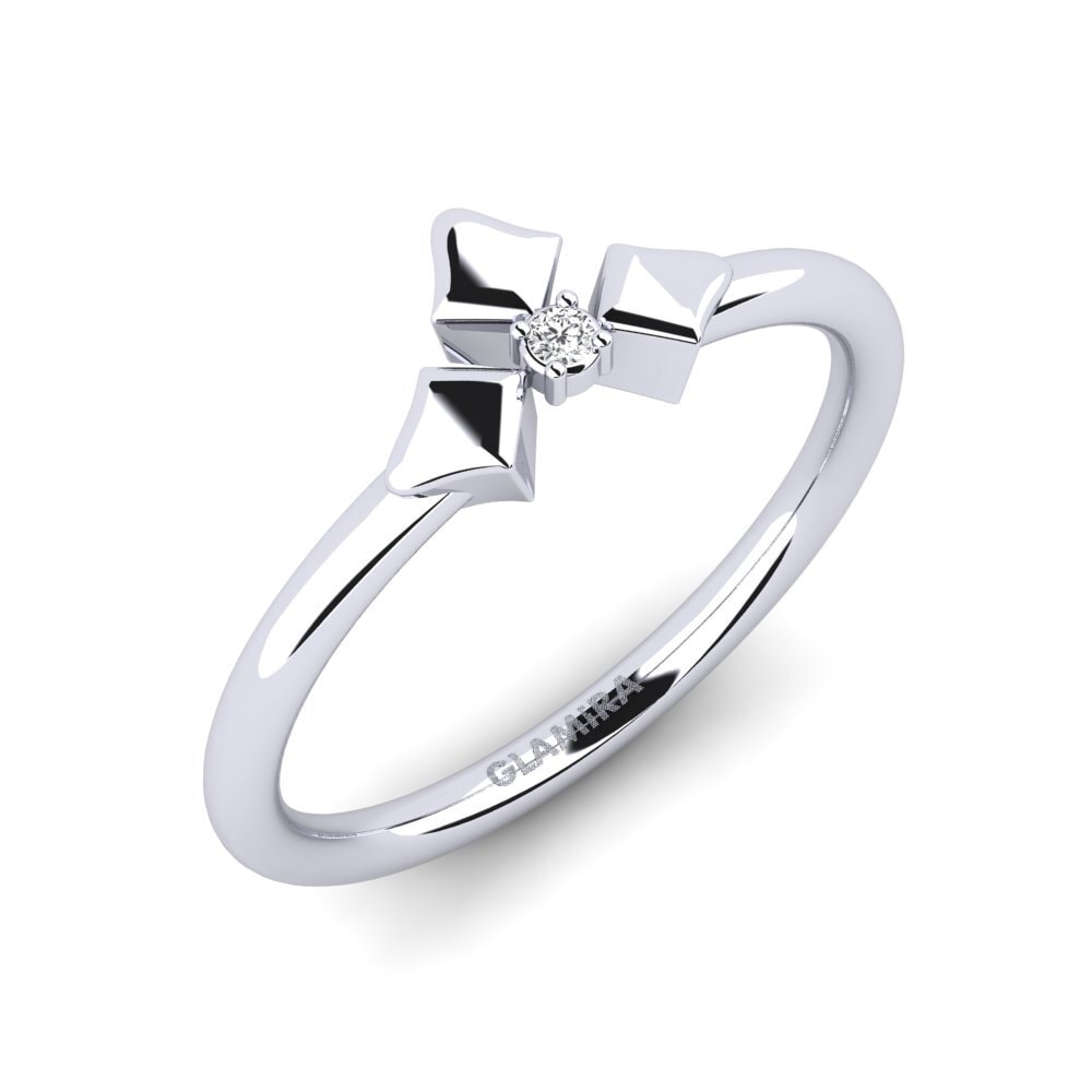 White sapphire Ring Leaton