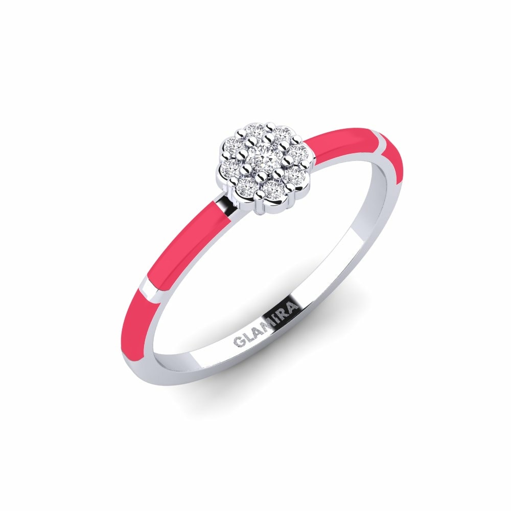 585 Bílé zlato Diamant Brilliant Prsten Lebanon
