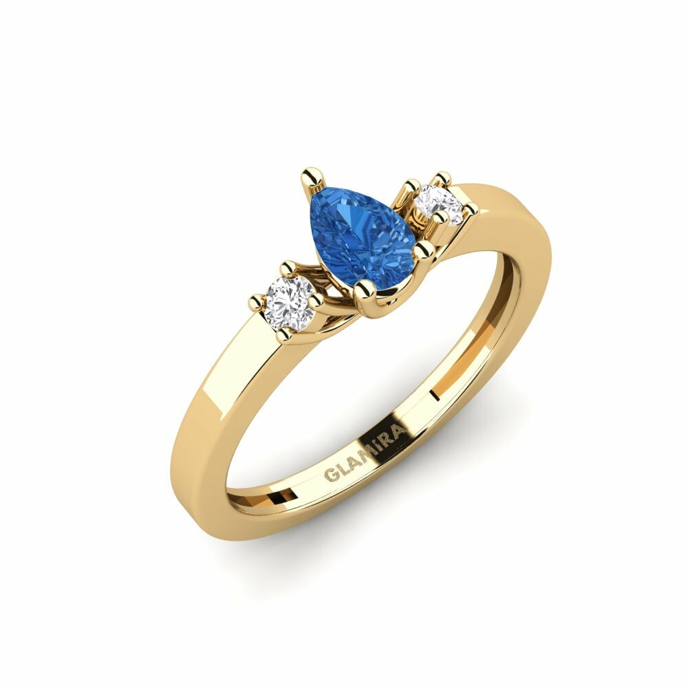 sapphire-zirconia แหวน Lecannet