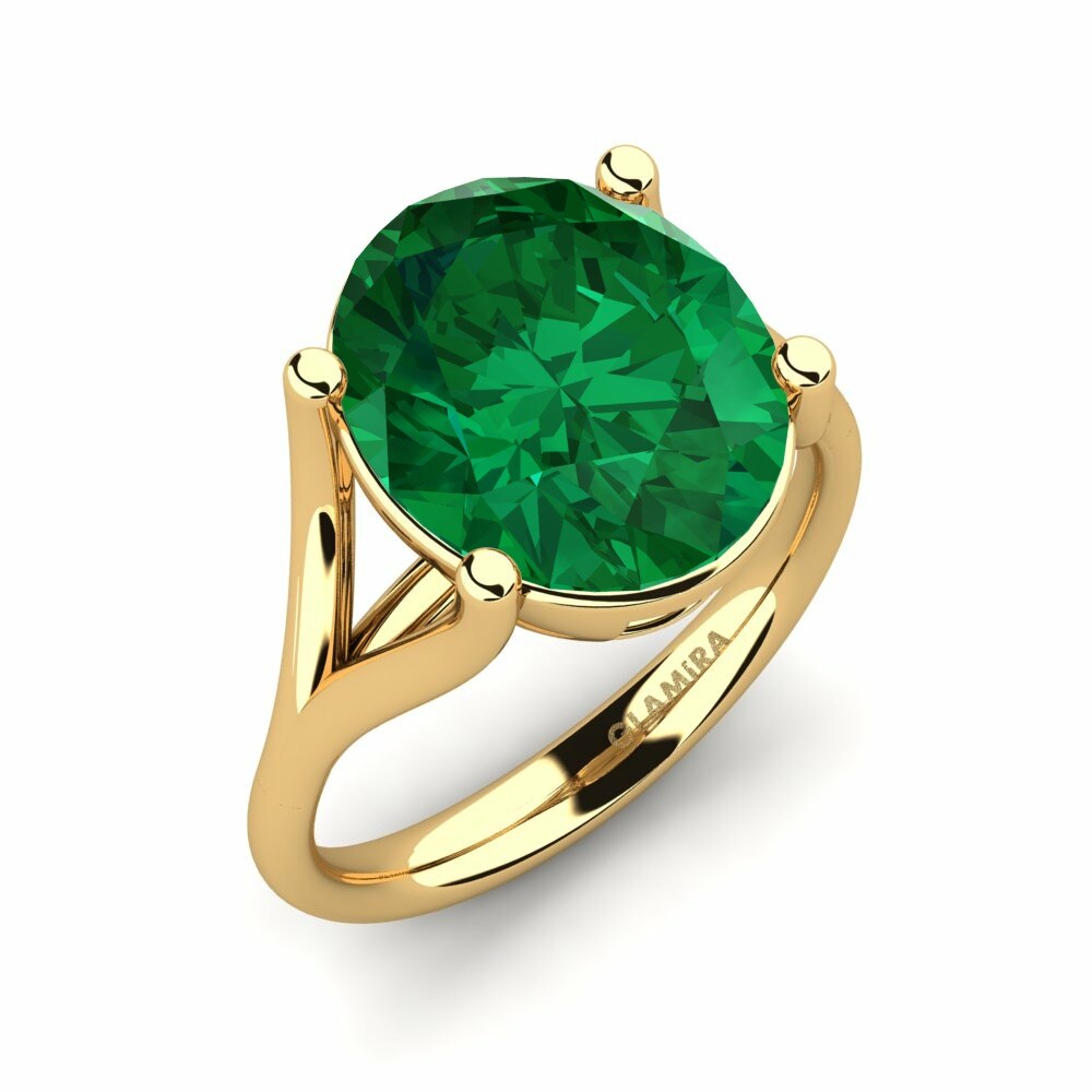 Nhẫn Ledina Đá Emerald (Đá nhân tạo)