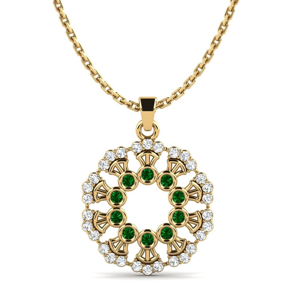 Green Zirconia Women's Pendant Leech