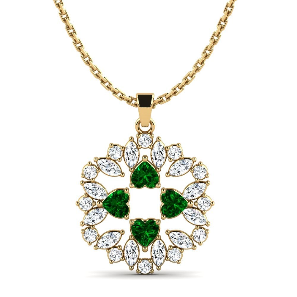 Green Zirconia Women's Pendant Lefties