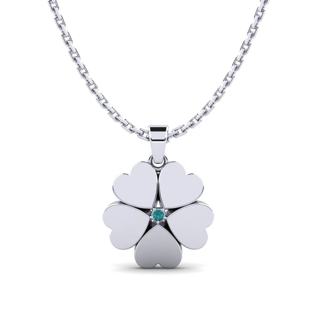 Blue Diamond Women's Pendant Leftist