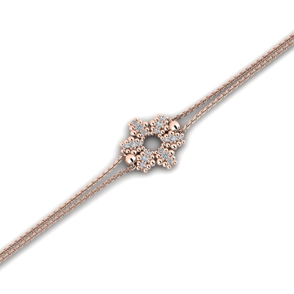 9ct Rose Gold Women's Bracelet Legi