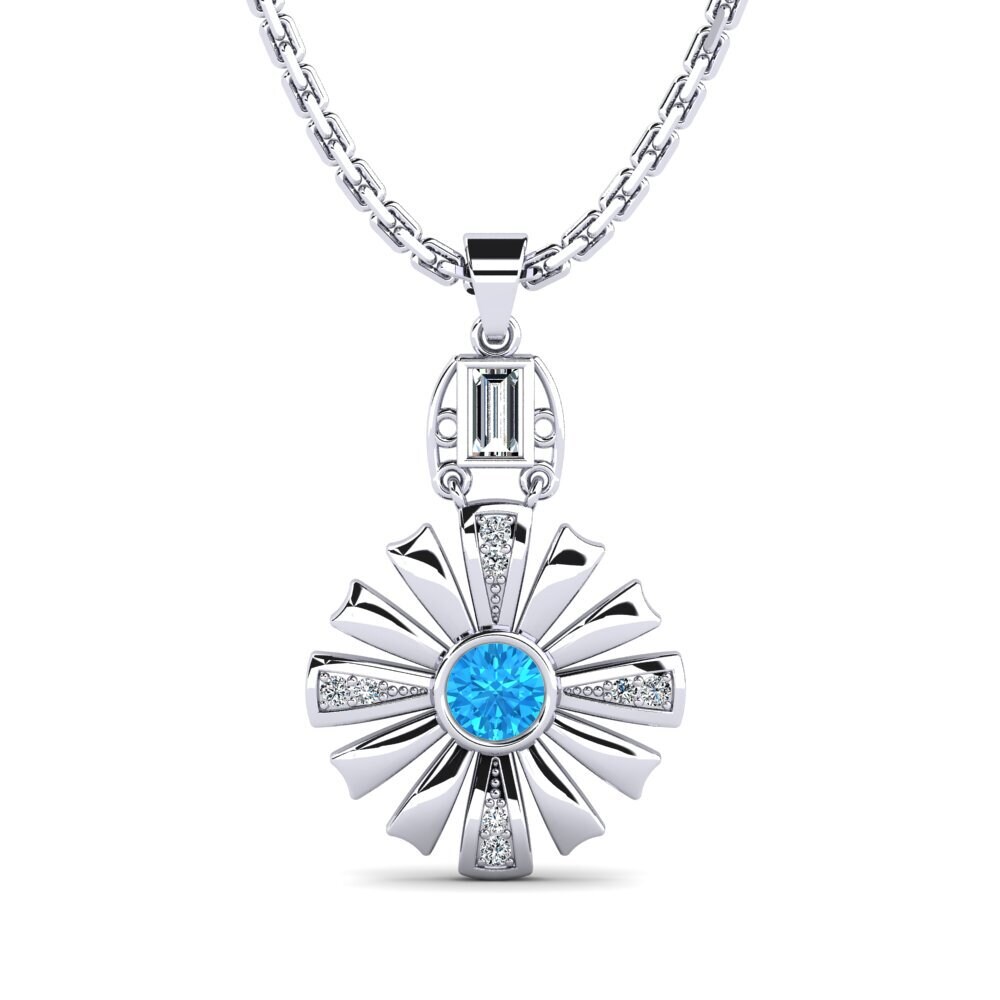 Blue Topaz Women's Pendant Legionnaire