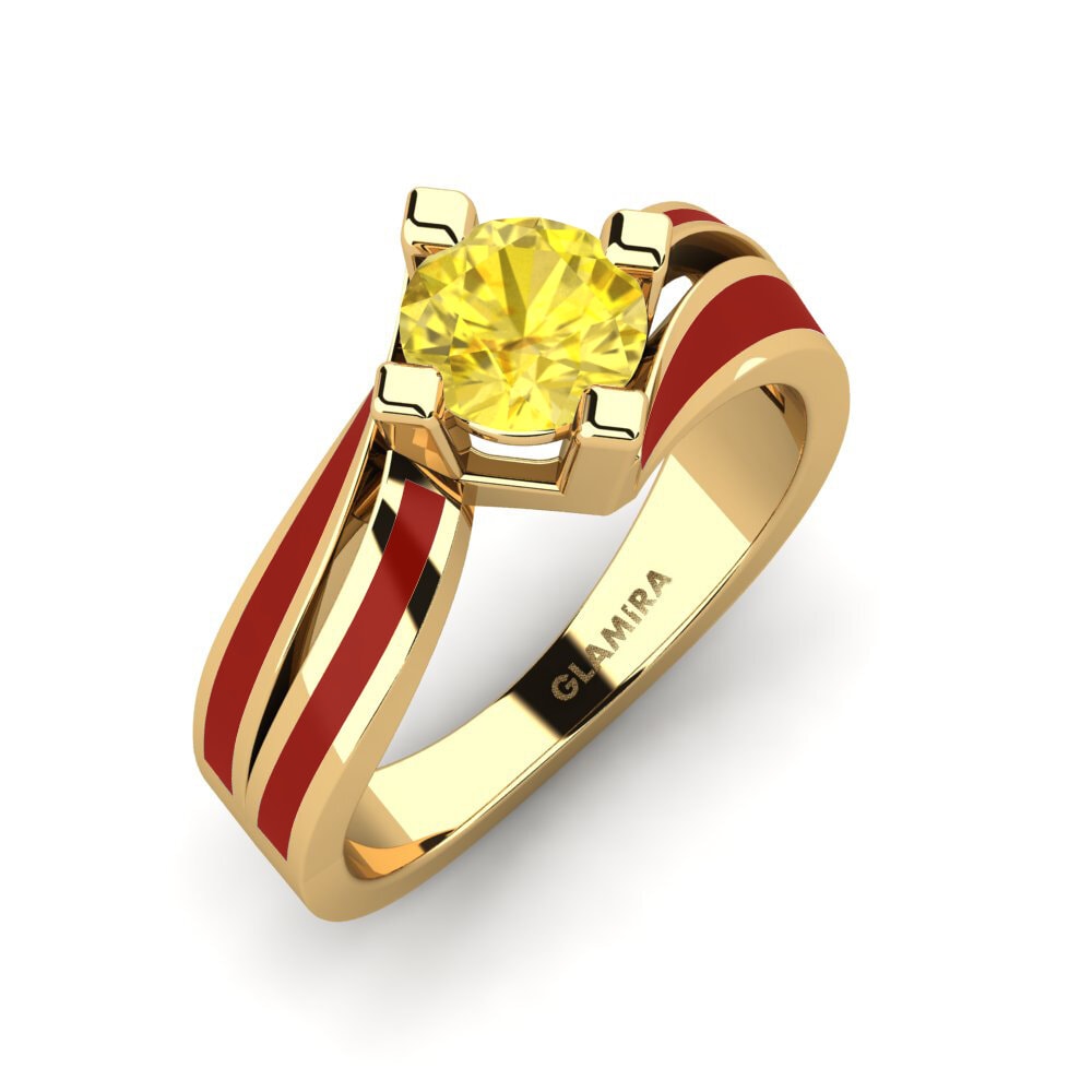 Yellow Sapphire Engagement Ring Legislatif