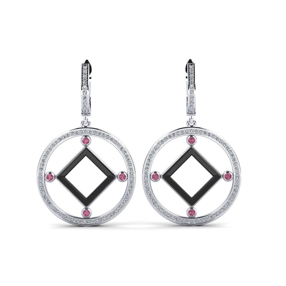 Rhodolite Garnet Women's Earring Leida
