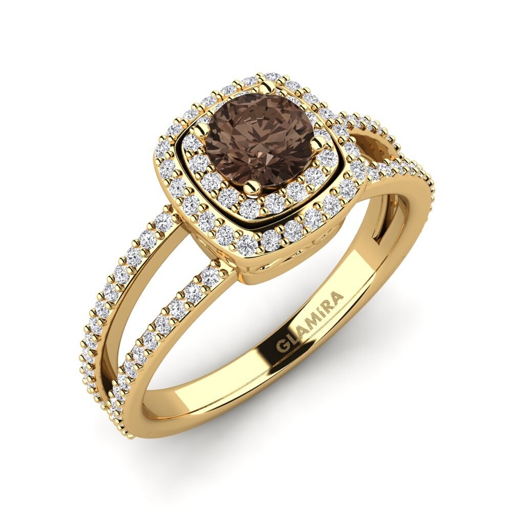 Smoky Quartz Engagement Ring Leif
