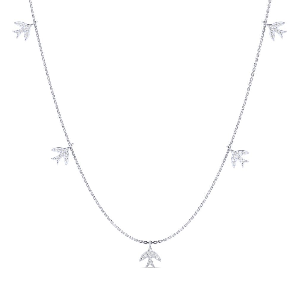 Moissanita Collar de Mujer Leilani