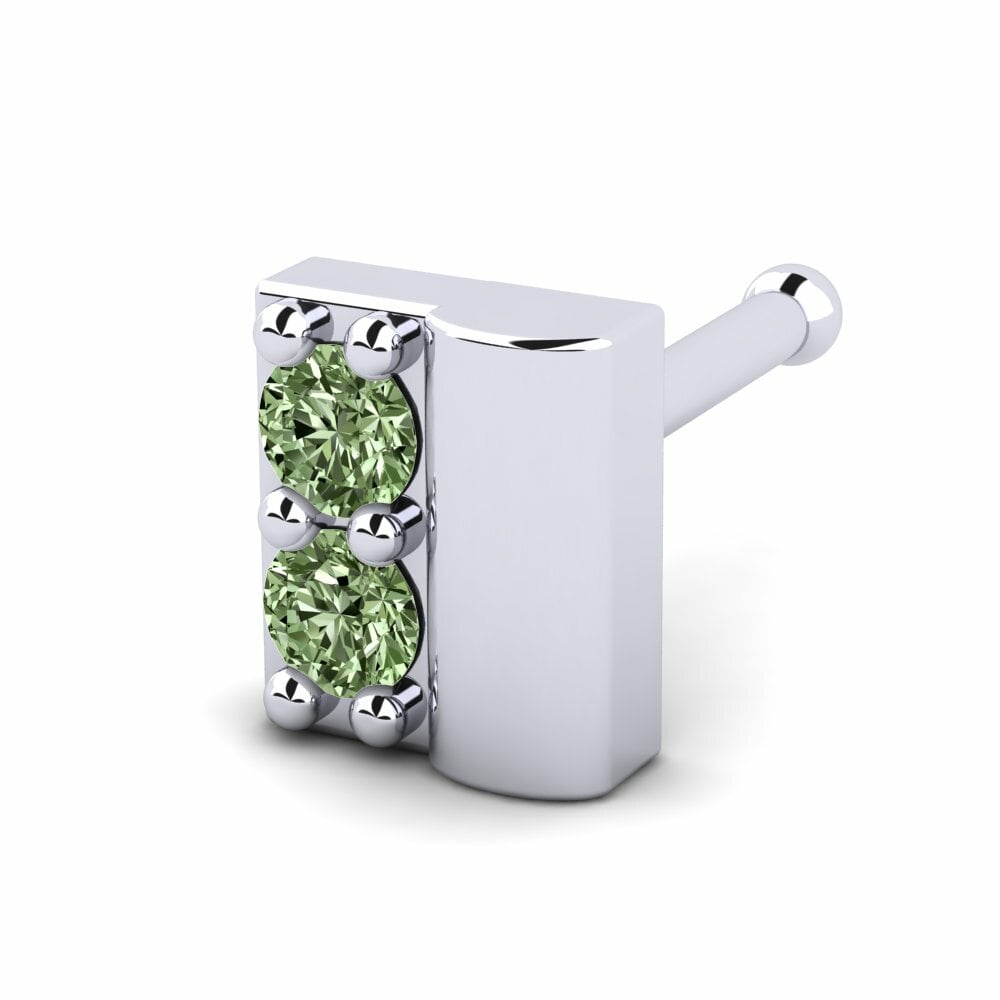 Groene Diamant Neus Pin Lekisha
