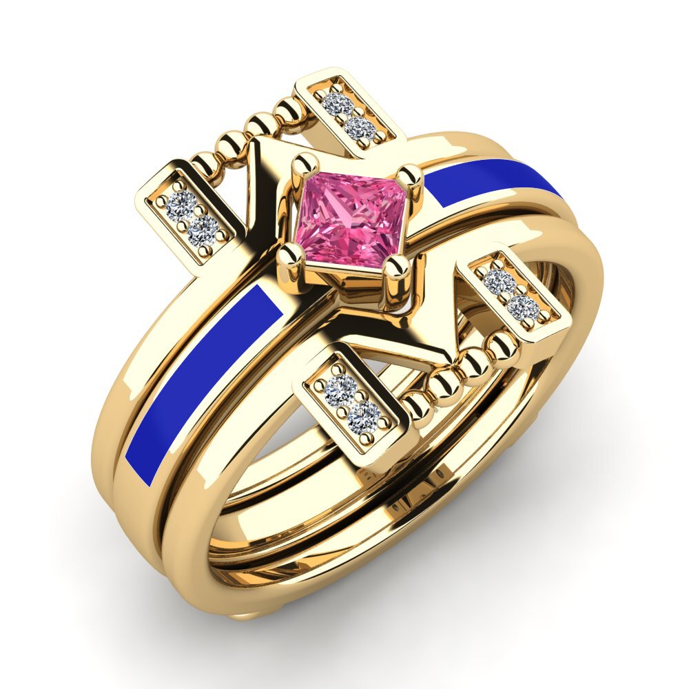 Pink Tourmaline Ring Lemealda SET
