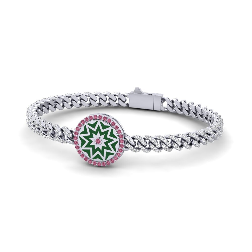 Rhodolite Garnet Women's Bracelet Lemon