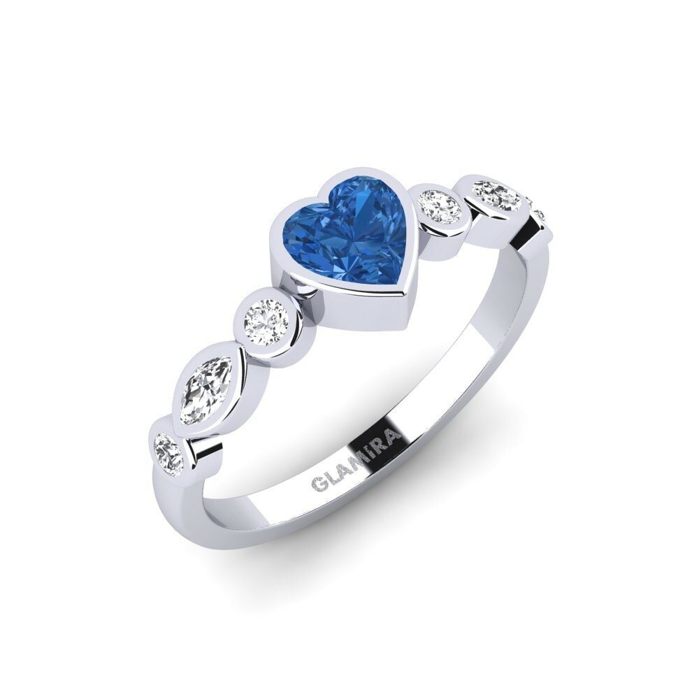 sapphire-zirconia แหวน Lemoule