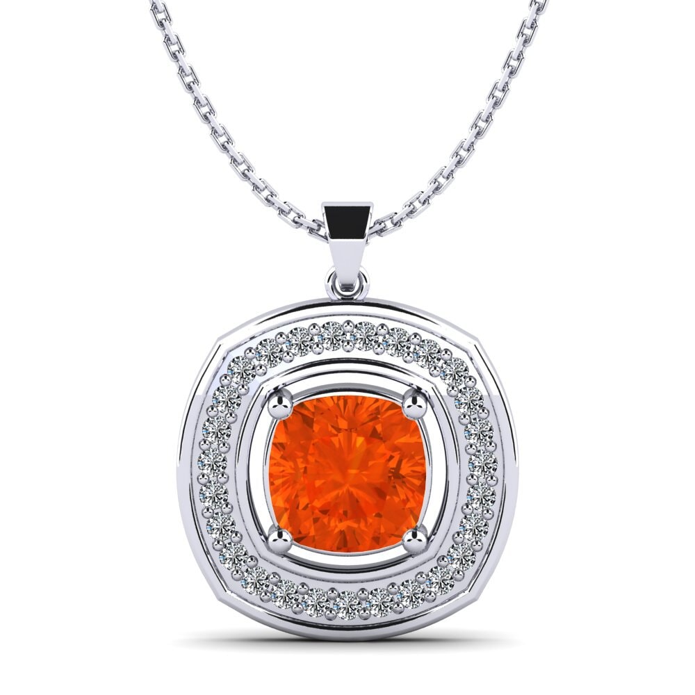 Fire Opal Women's Pendant Lene