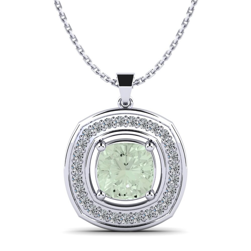 Green Amethyst Women's Pendant Lene